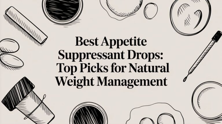 Best appetite suppressant drops: Top picks for natural weight management